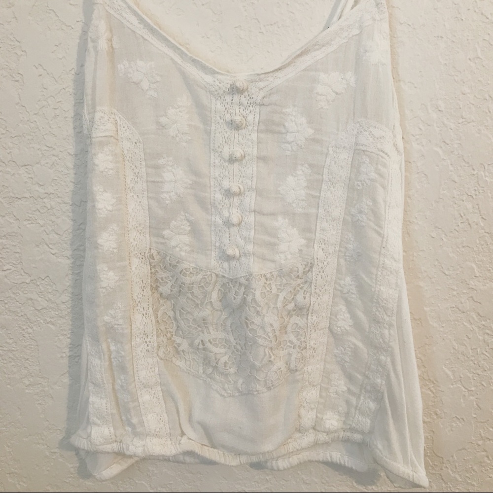 Embroidered Tank Top